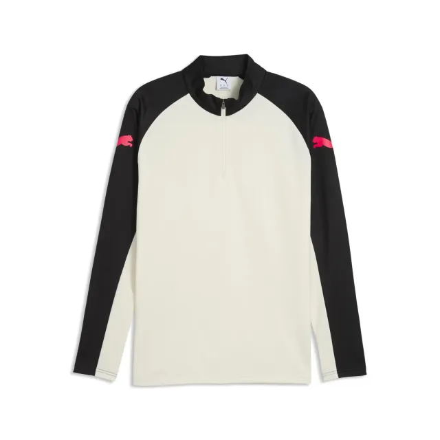 PUMA IndividualLiga maglia zip uomo collo alto blu