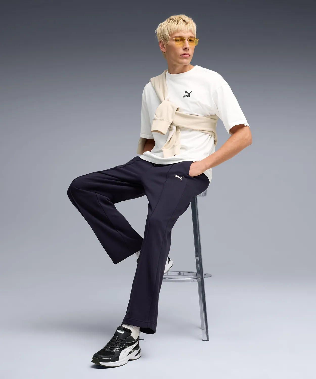 PUMA Class Relaxed Pinnacle Track Pants TR pantaloni tuta uomo felpa
