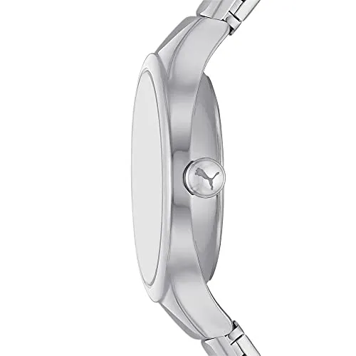 PUMA Contour orologio donna argento marrone quarzo