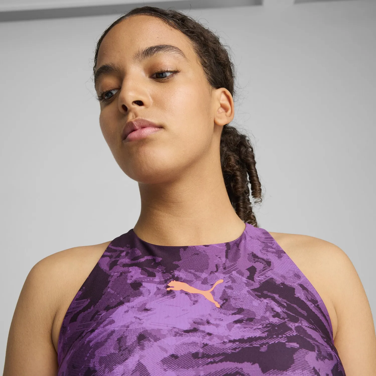 Puma Eversculpt indBLAZE reggiseno calcio donna S prugna