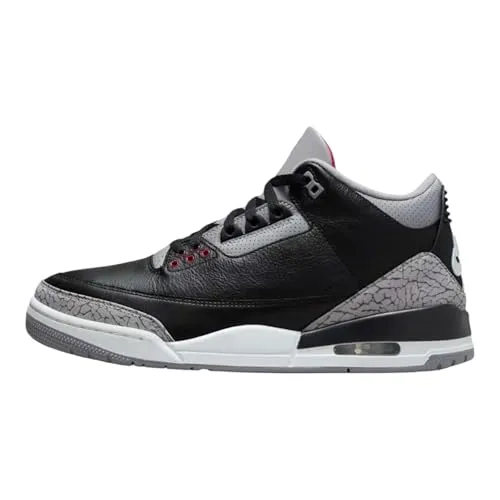 Nike Air Jordan 3 Retro scarpe uomo nero 11 pelle