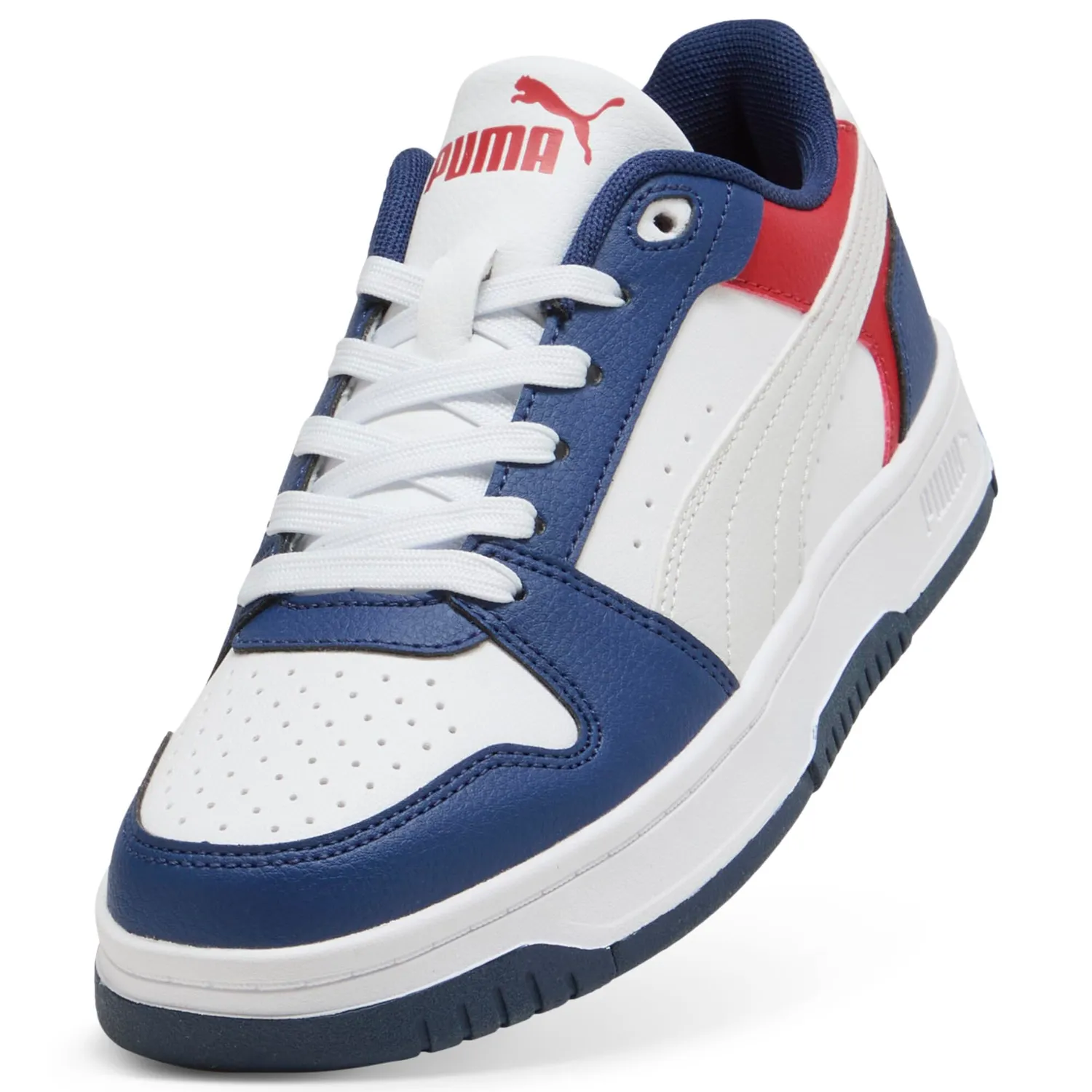 Puma Rebound Slam Lo Jr sneakers junior bianco