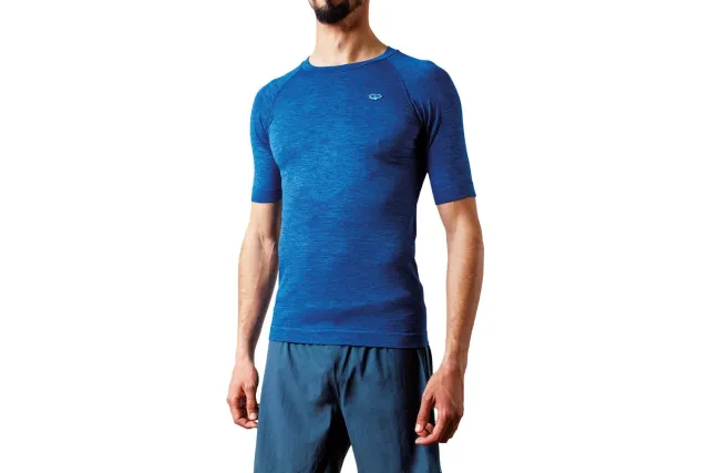 Karhu Fluid Seamless Tee SS T-Shirt Running Blu