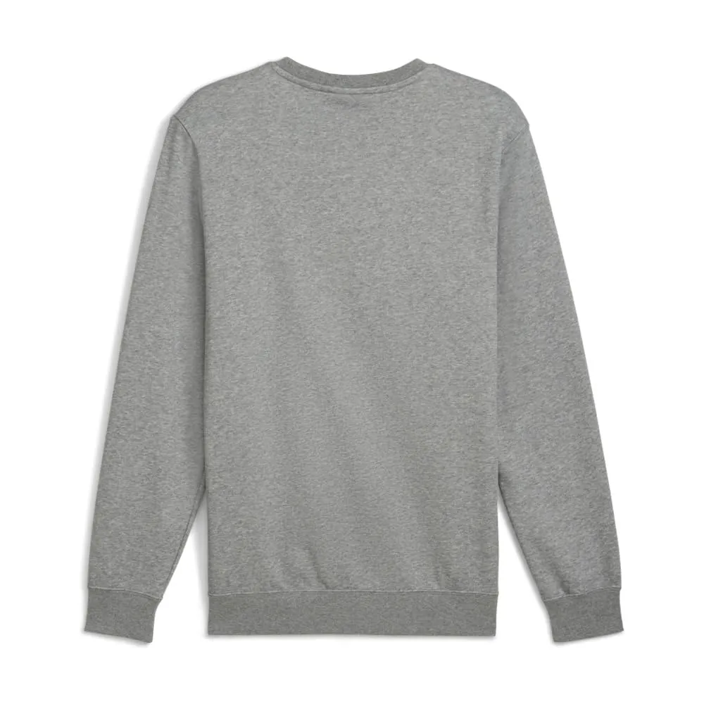 PUMA ESS No.1 Logo Crew felpa uomo grigia S