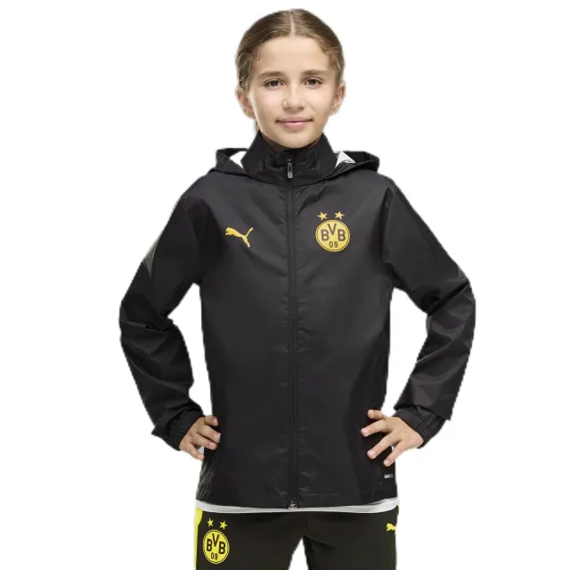 Puma Borussia Dortmund Training All-Weather Jr 26/27 giacca pioggia