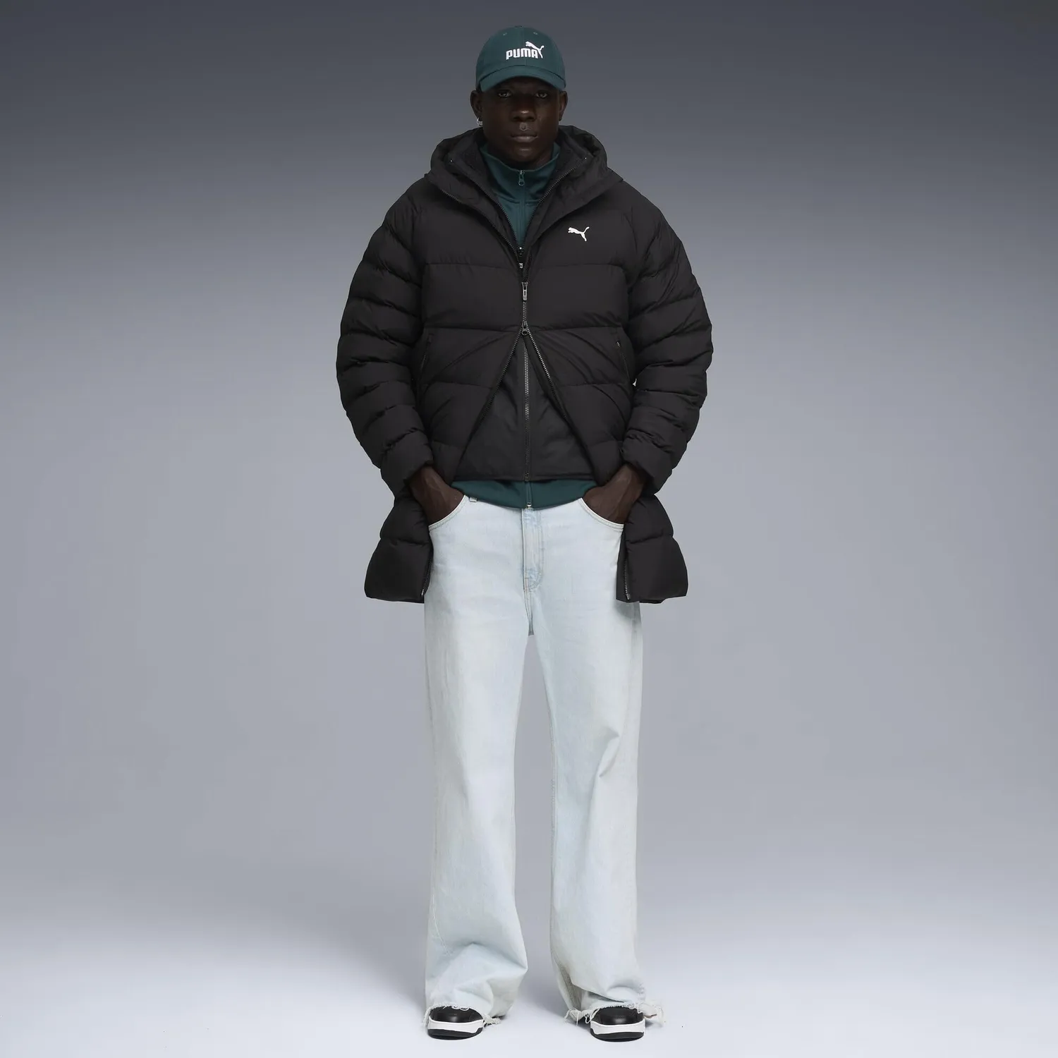 Puma Mono Hooded Parka giacca S nero