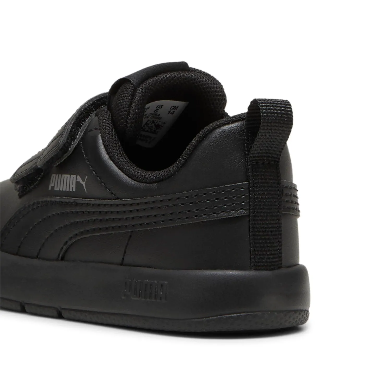 Puma Courtflex V3 V Inf sneakers bimbi nero cast iron