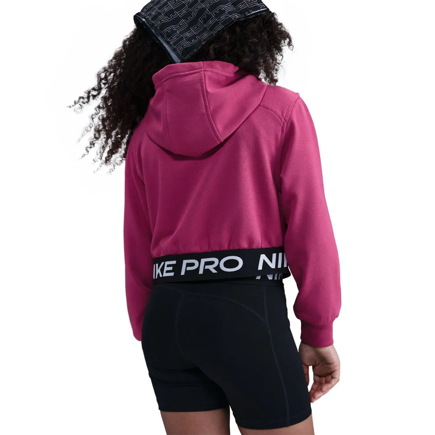Nike Pro Fleece Dri-Fit felpa bambina 8-9 anni blu