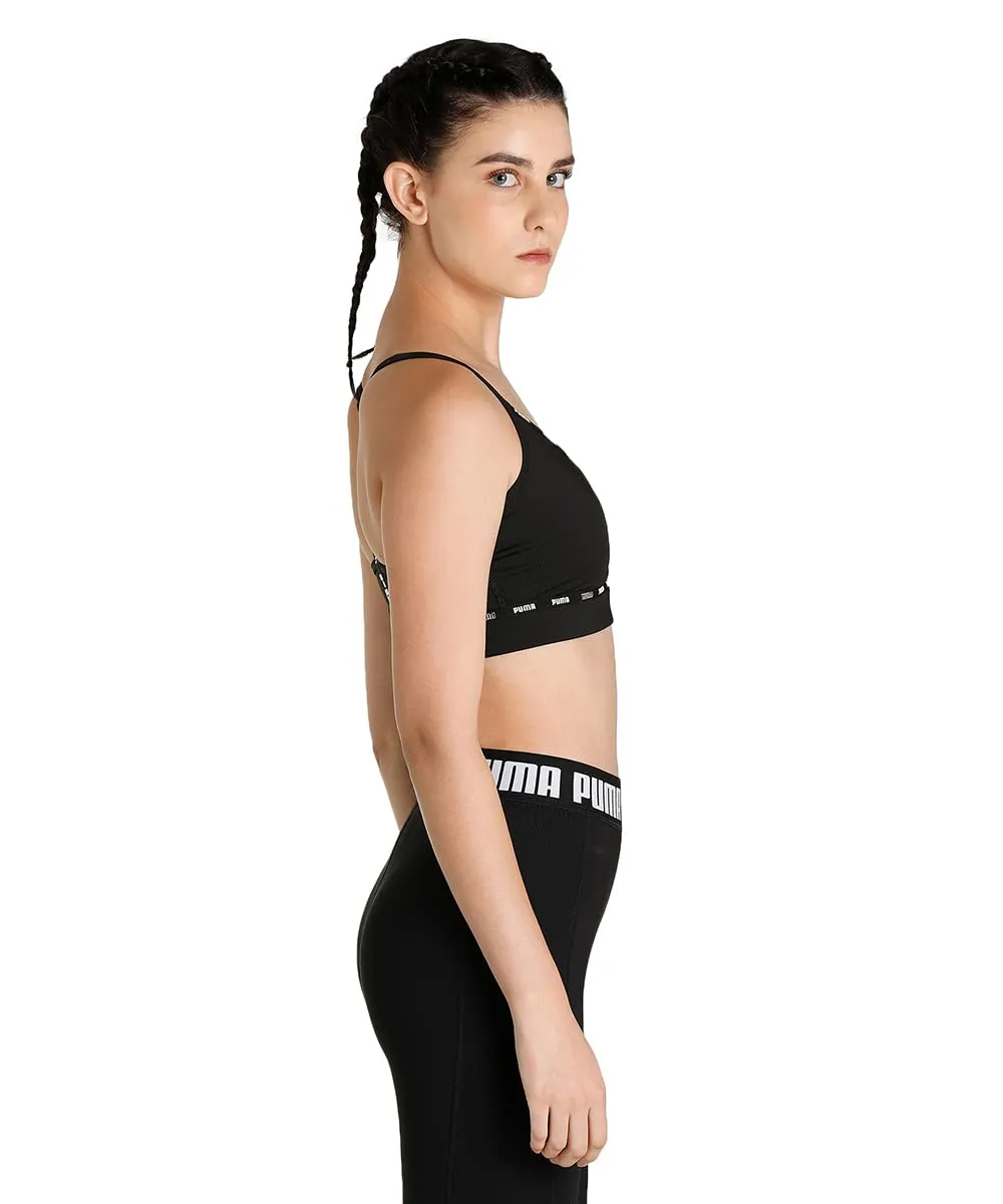 Puma Strong Strappy reggiseno sportivo donna nero basso impatto