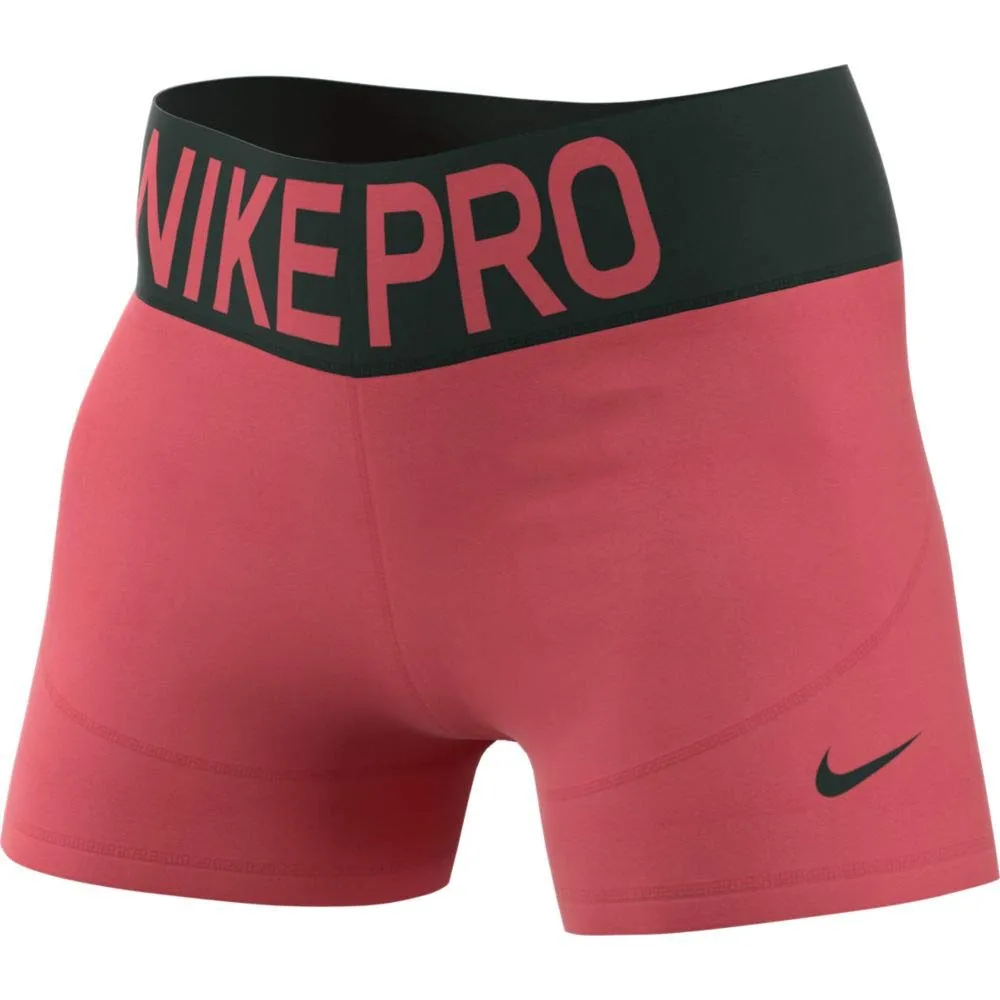 Nike Pro Mesh maglia donna carbon heather aderente