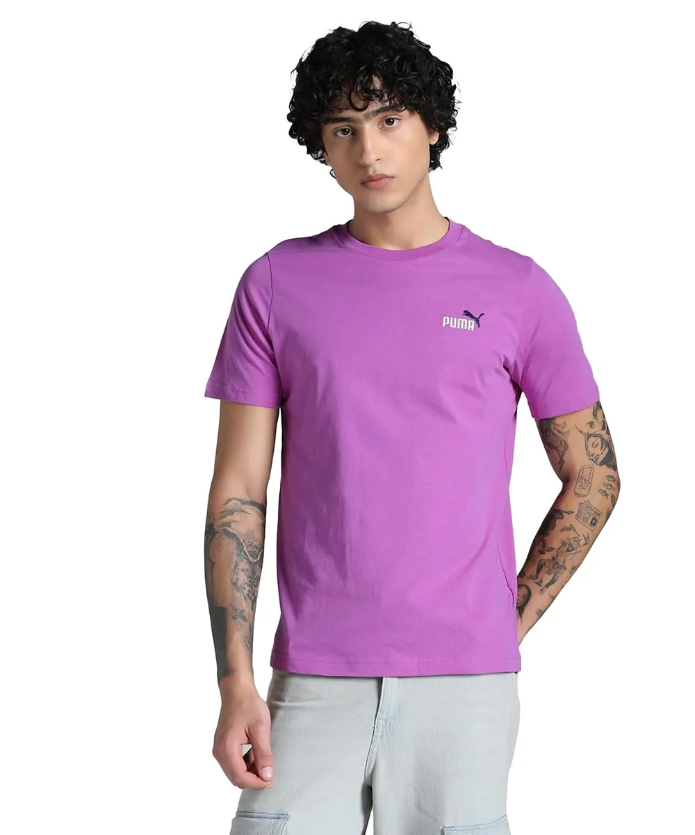 Puma Ess 2 Color Logo Tee maglietta XS grigia
