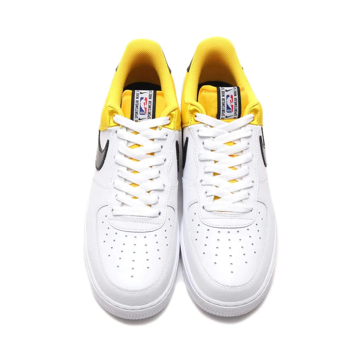 Nike Air Force 1 07 LV8 2 sneakers uomo 11 nero giallo