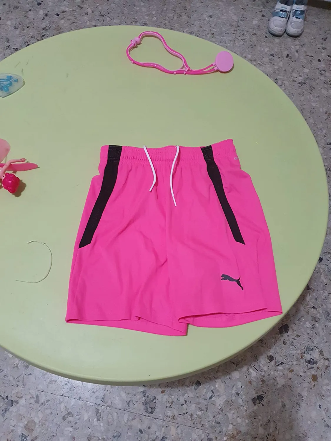 Puma Teamliga pantaloncini calcio bimbo neri