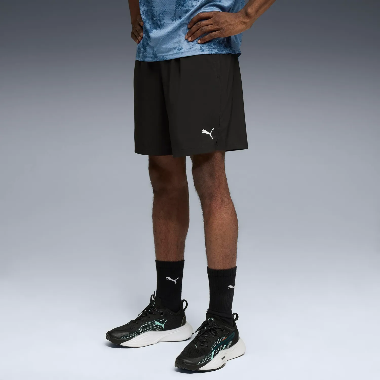 Puma Tad Foundations 7" pantaloncini con zip Puma Black