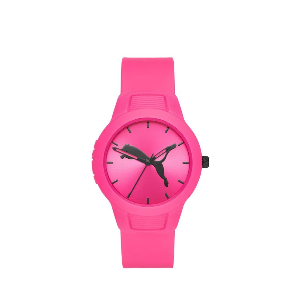 Puma orologio 36 mm cinturino silicone vetro minerale sportivo