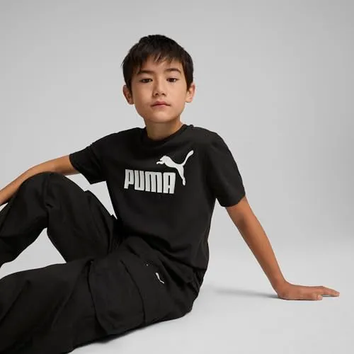 Puma Ess No.1 Logo Tee maglietta bimbo nera 176
