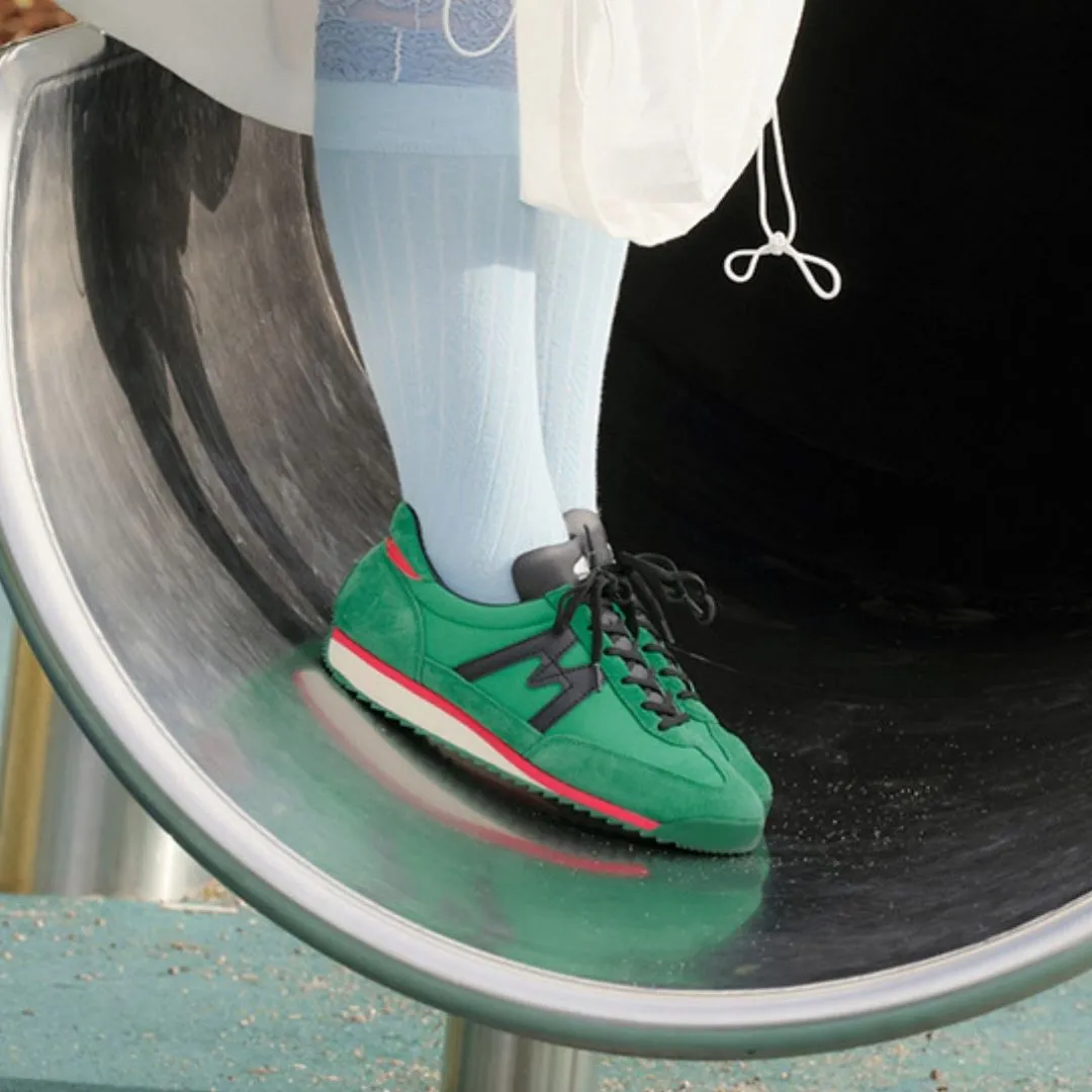 Karhu Mestari 76 scarpe Green Bee Jet Black nylon