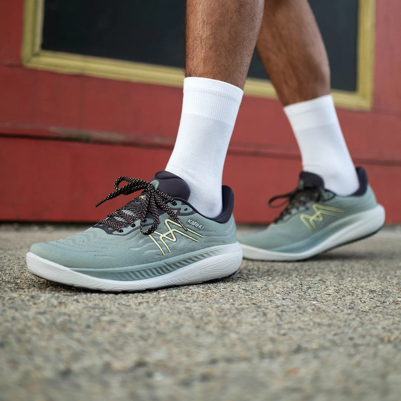 Karhu Ikoni 3.0 scarpe corsa Green Milieu guidata