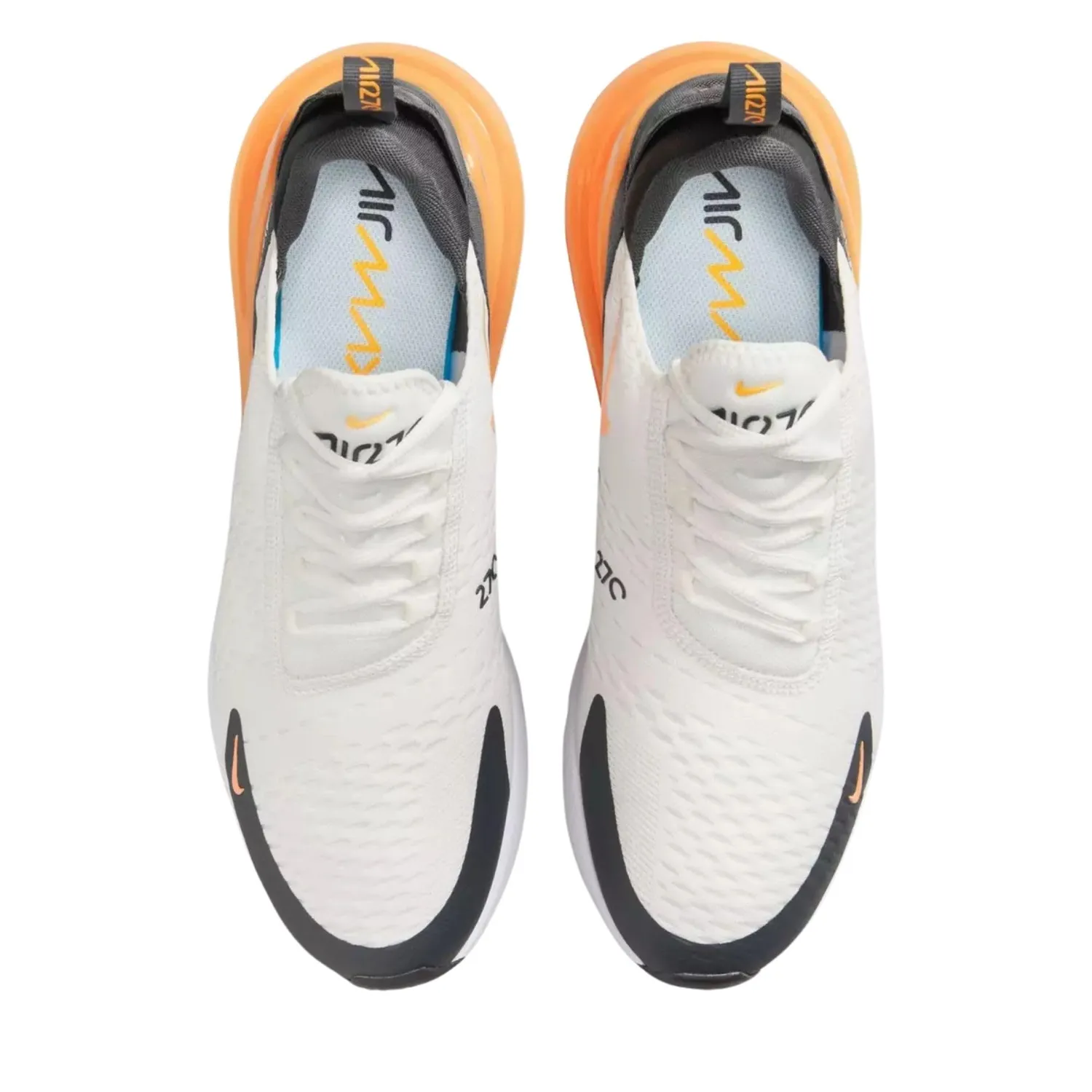 Nike Air Max 270 scarpe uomo 44 EU bianche arancioni