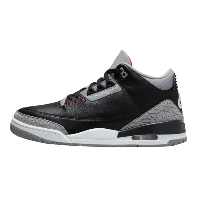 Nike Air Jordan 3 Retro scarpe uomo nero 11 pelle