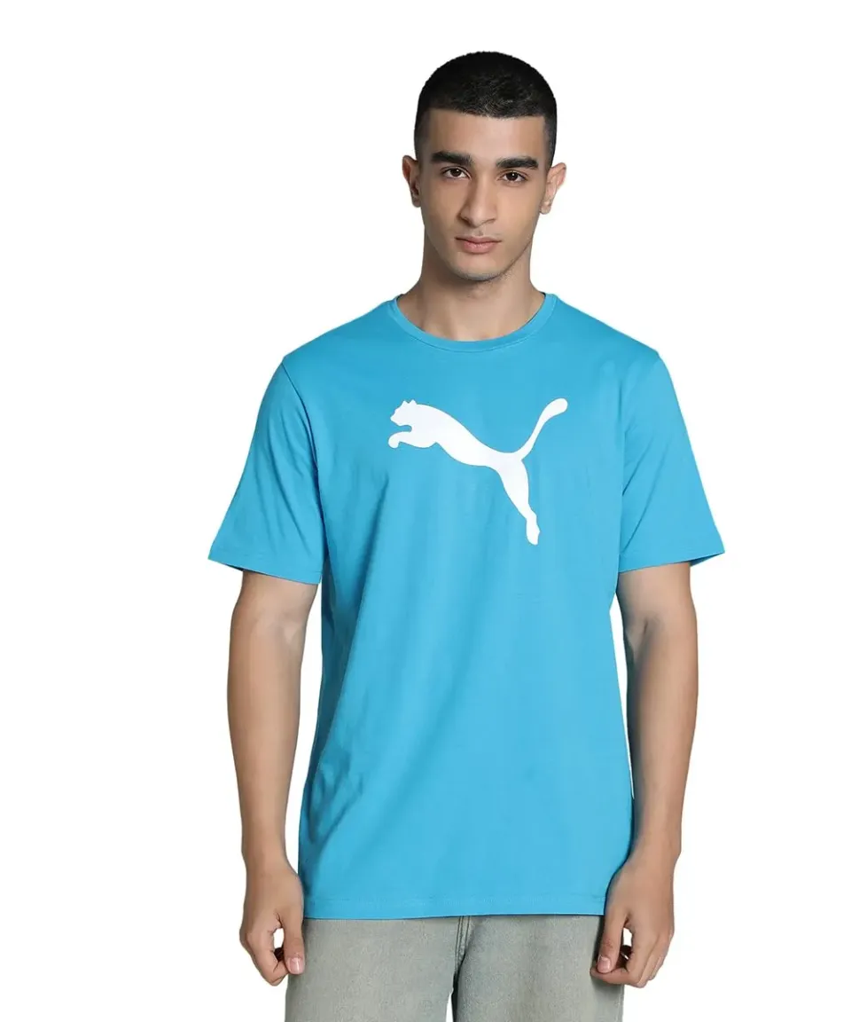 Puma Teamrise Logo Jersey maglietta uomo cotone