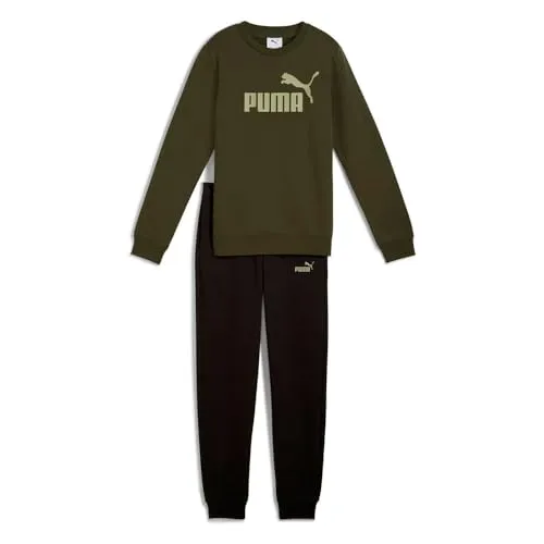 PUMA Ess No.1 Logo tuta ragazzi 15-16 anni felpa nera