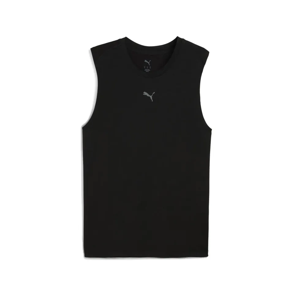 Puma Cloudspun canotta training uomo nera leggera