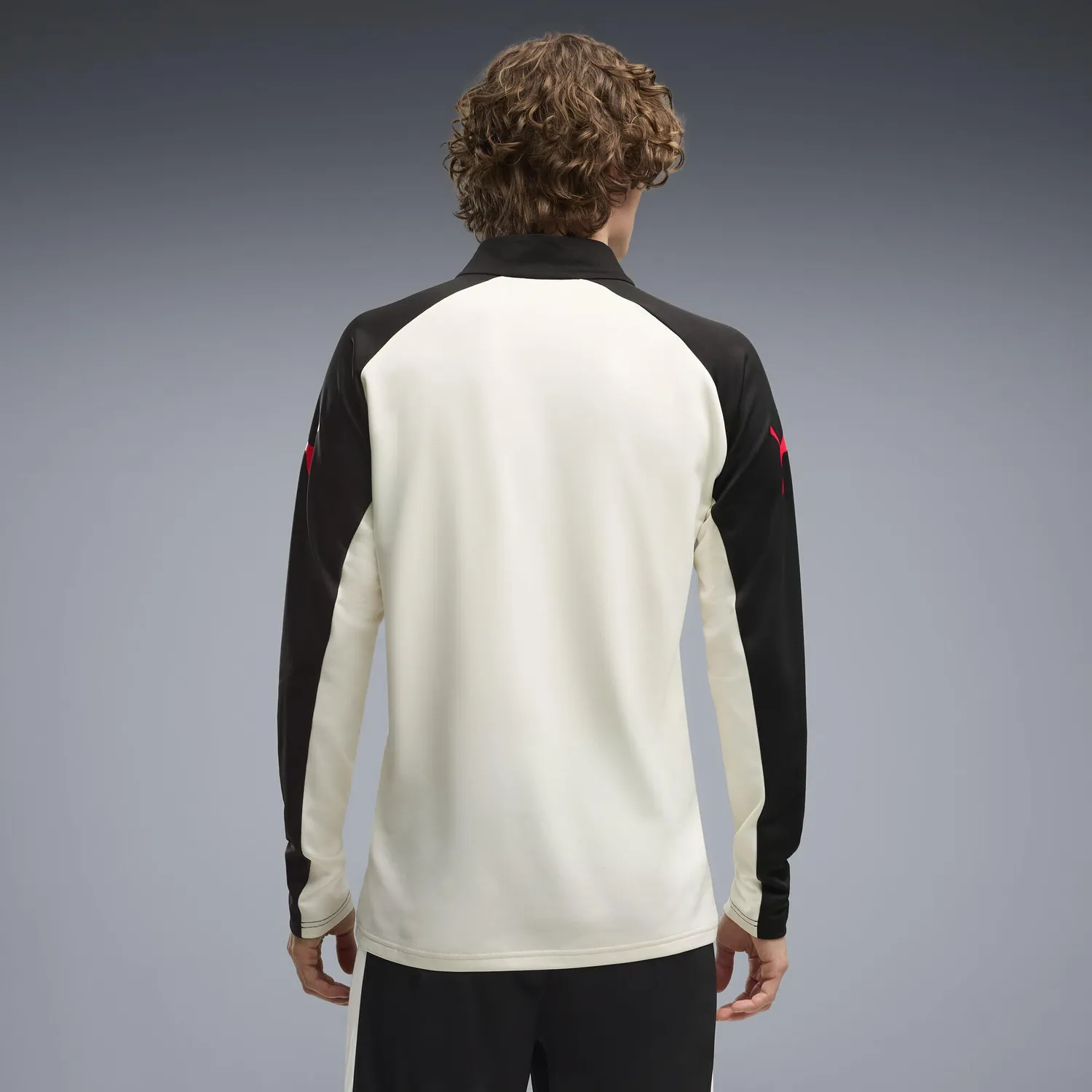 PUMA IndividualLiga maglia zip uomo collo alto blu