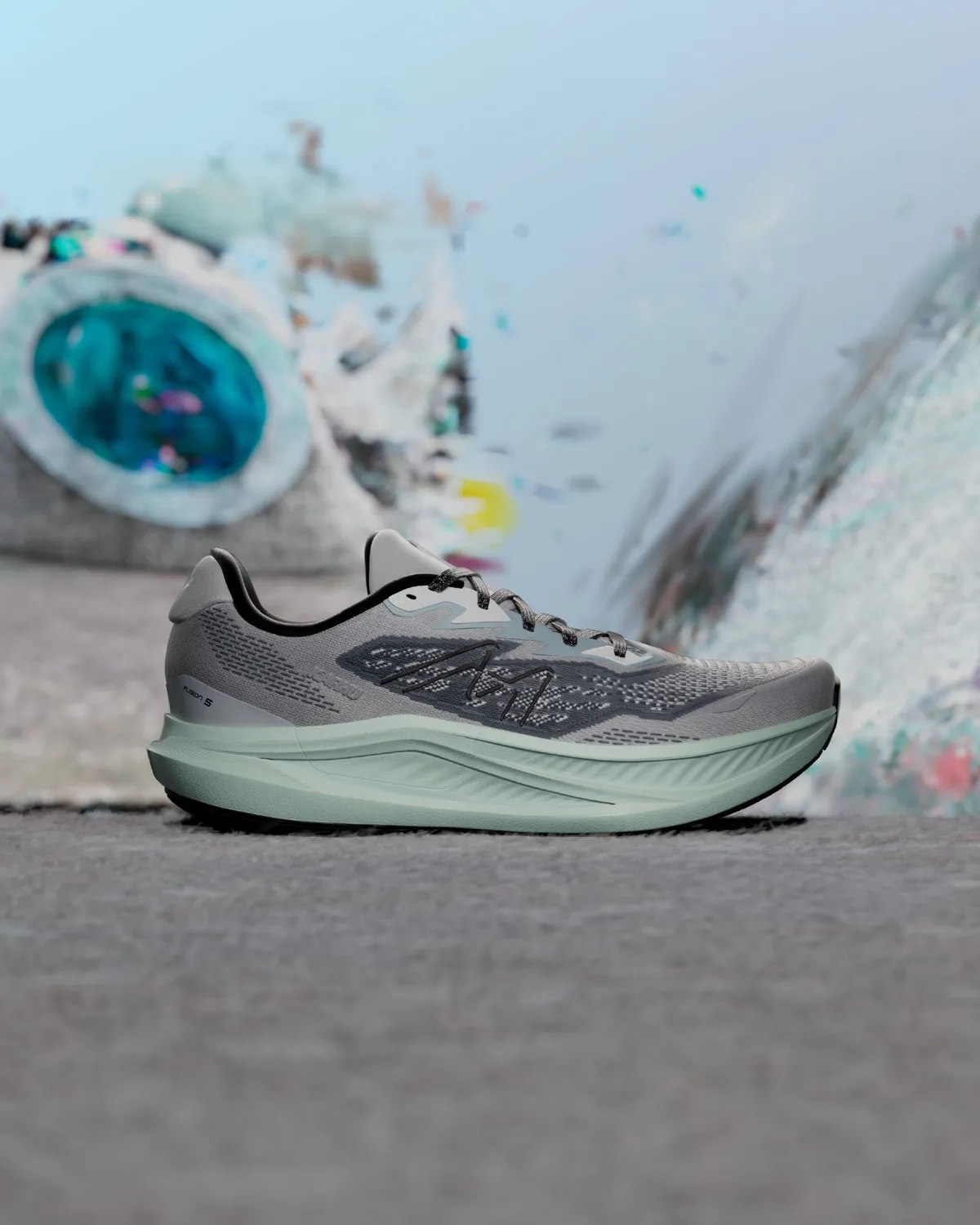 Karhu Fusion 5.0 scarpe running donna grigie Ultimate Gray Aqua