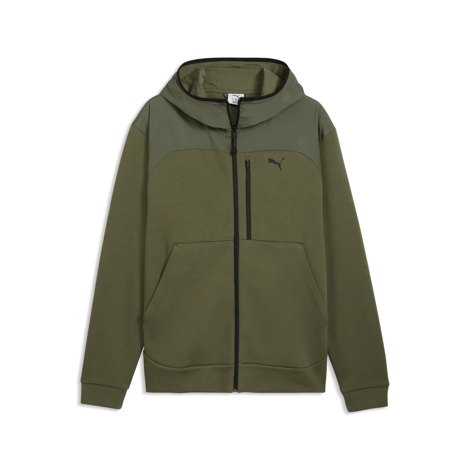 PUMA Pumatech Material Mix Full-Zip felpa Puma Black