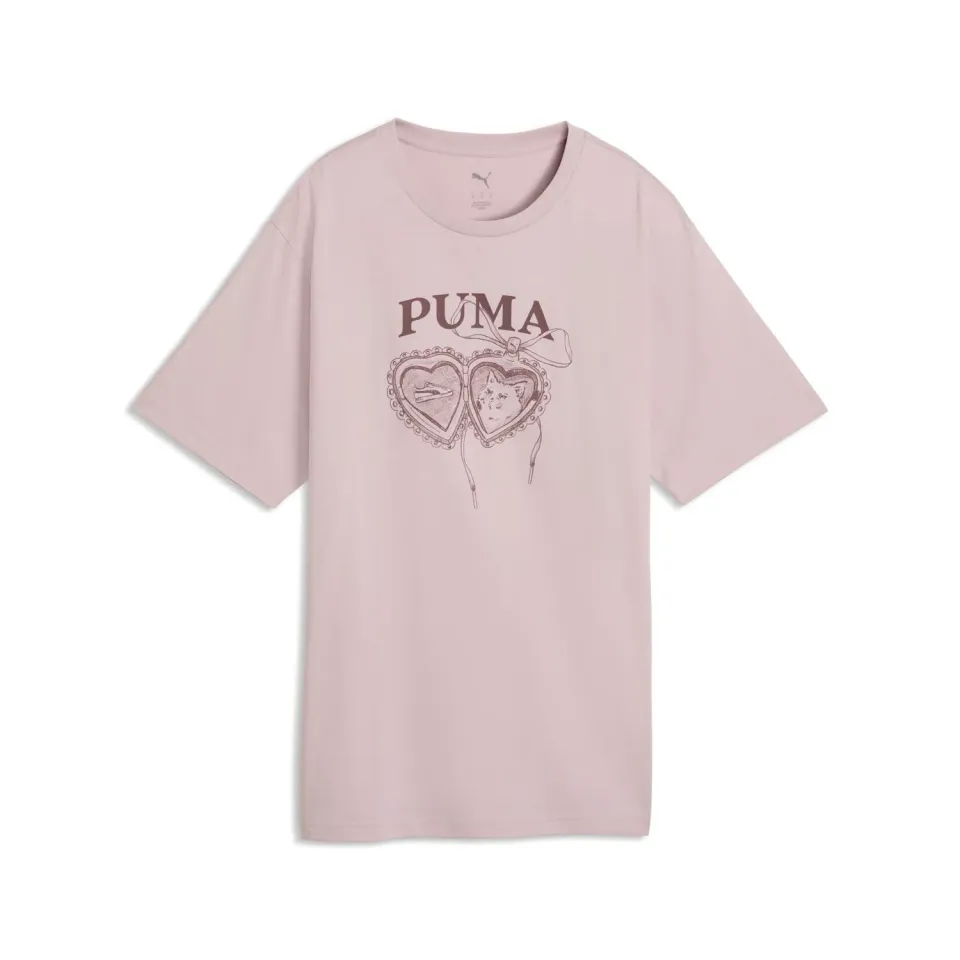 Puma Graphics Relaxed Charm t-shirt unisex vestibilità ampia