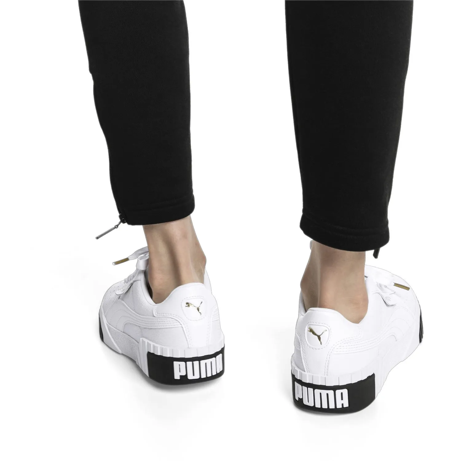 Puma Cali sneakers donna bianche pelle anni 80