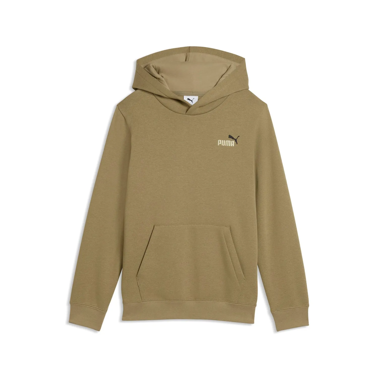 Puma Ess Logo felpa cappuccio bimbo nera calda