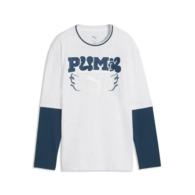 Puma Mid90s Relaxed Layered Longsleeve Tee B maglia bambino