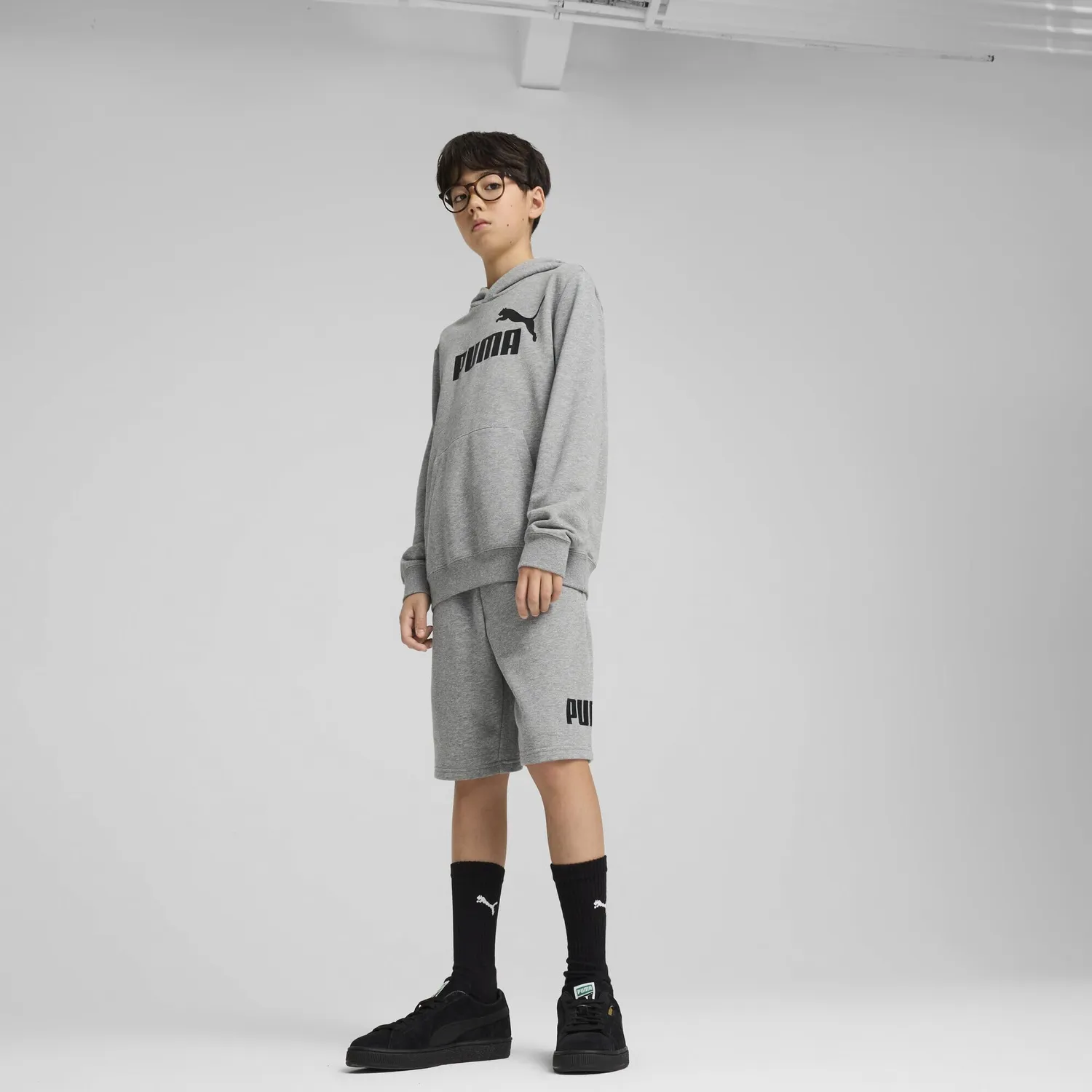 Puma Ess No.1 Logo Shorts TR B pantaloncini bimbi jersey