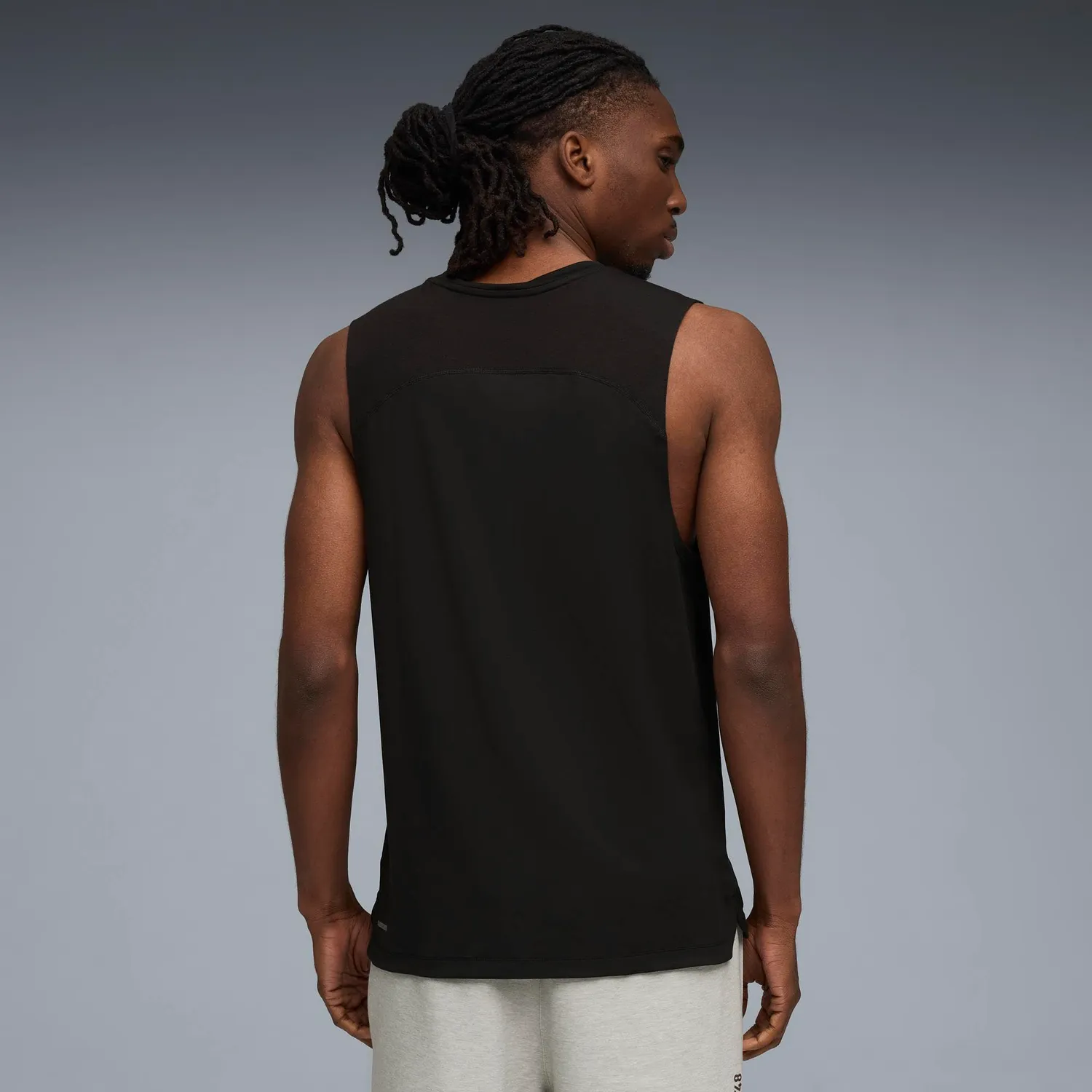Puma Cloudspun canotta training uomo nera leggera