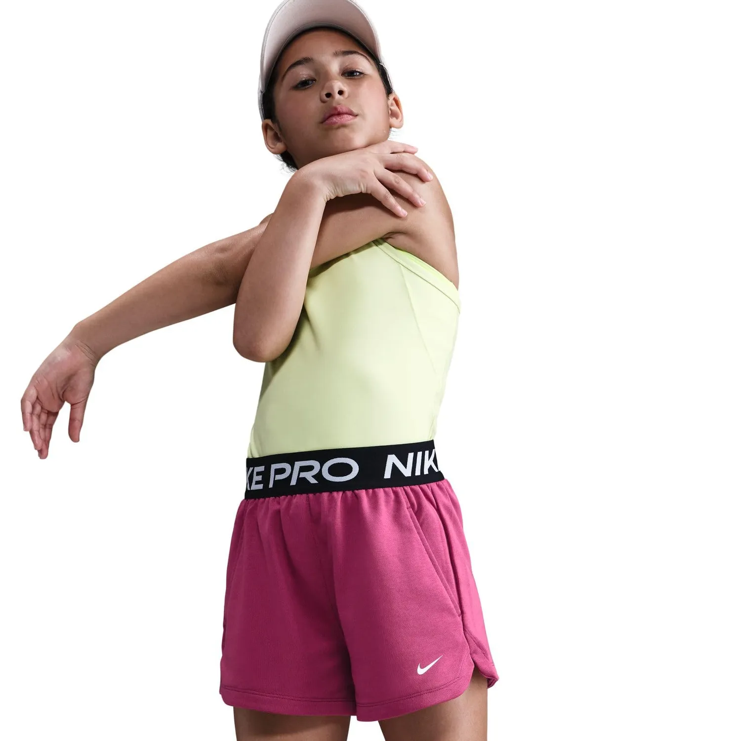 Nike Pro Fleece Dri-Fit pantaloncini bambina 8-10 anni