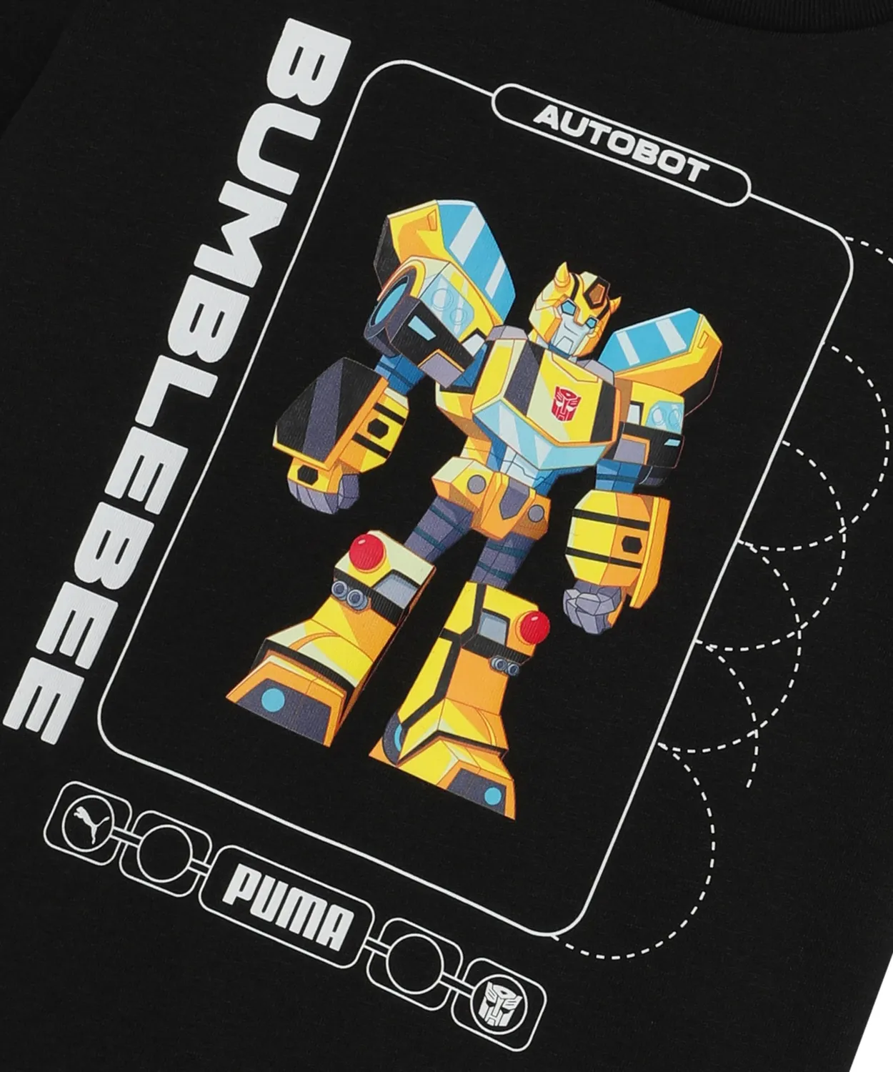 Puma x Transformers T-Shirt Bambino Nero Cotone