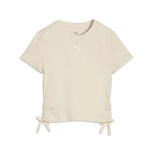Puma Ess Centered Cat Logo Slim Knotted Tee G maglietta bambina
