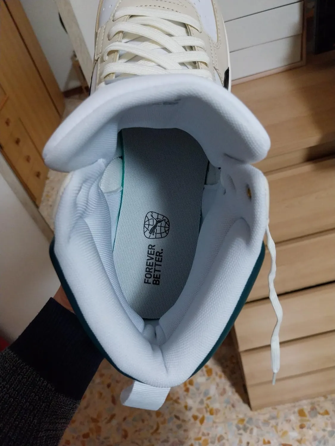 Puma Caven Mid sneakers unisex alte bianche