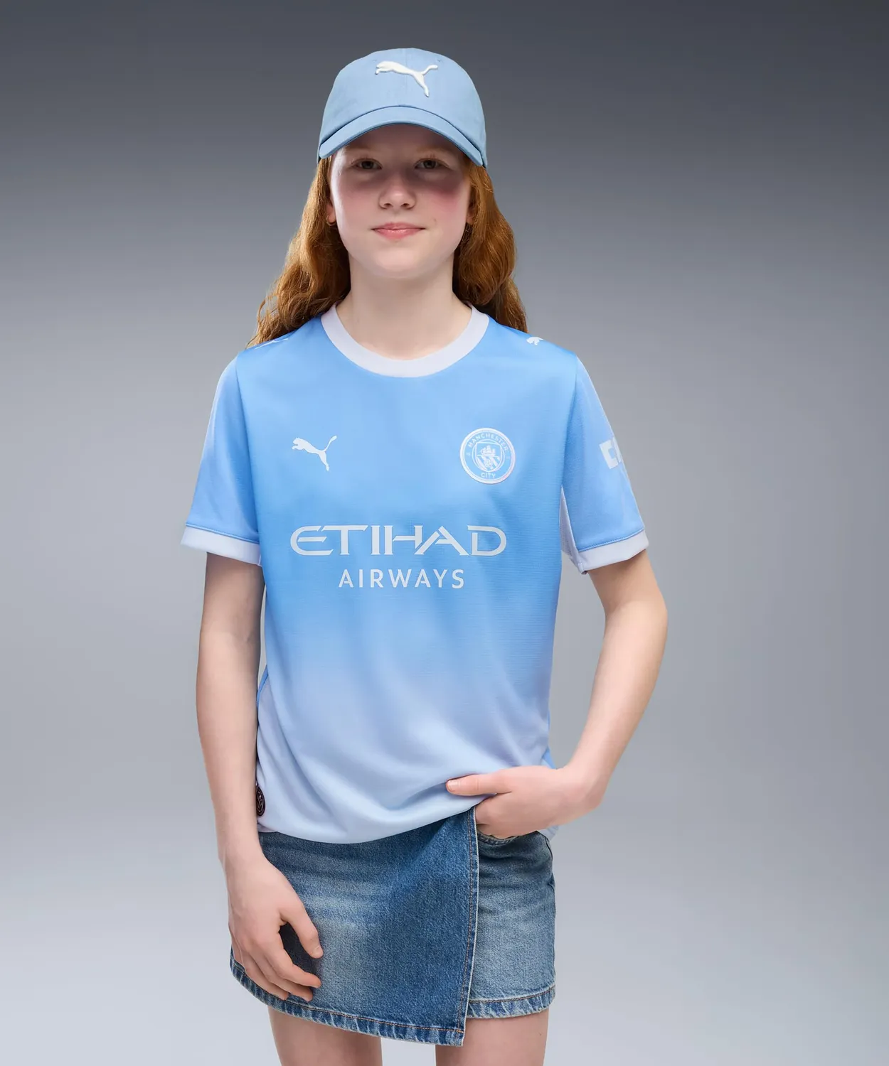 Puma Manchester City Replica Jr maglia ragazzo gara 26/27