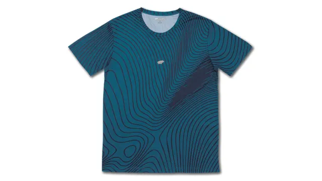 Karhu Running T-Shirt maglia uomo blu elasticizzata