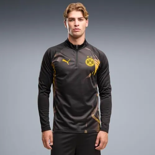Puma Borussia Dortmund Warm Up 1/4 Zip maglia allenamento