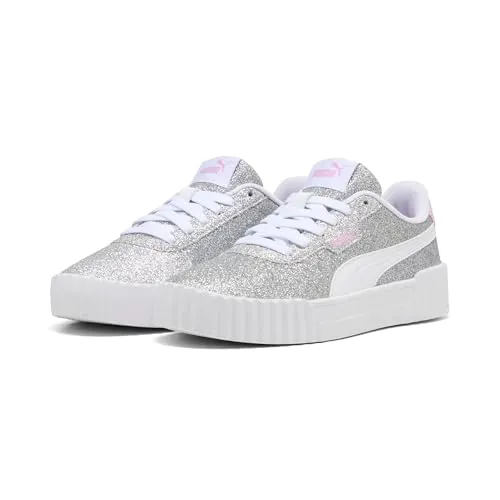 Puma Carina 3.0 Glitz Jr sneakers 37.5 argento