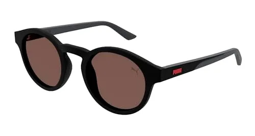 Puma PU0428S-003 occhiali da sole tondi neri