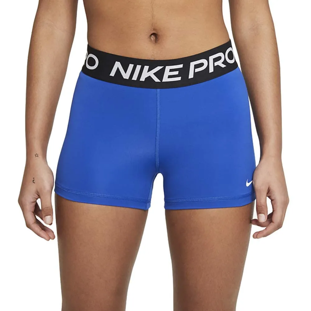 Nike Pro 365 Short 3IN shorts donna bianco Dri-Fit