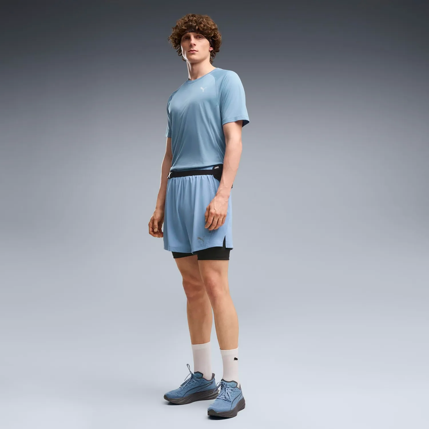 Puma Run Velocity Tee maglietta running bianca M traspirante