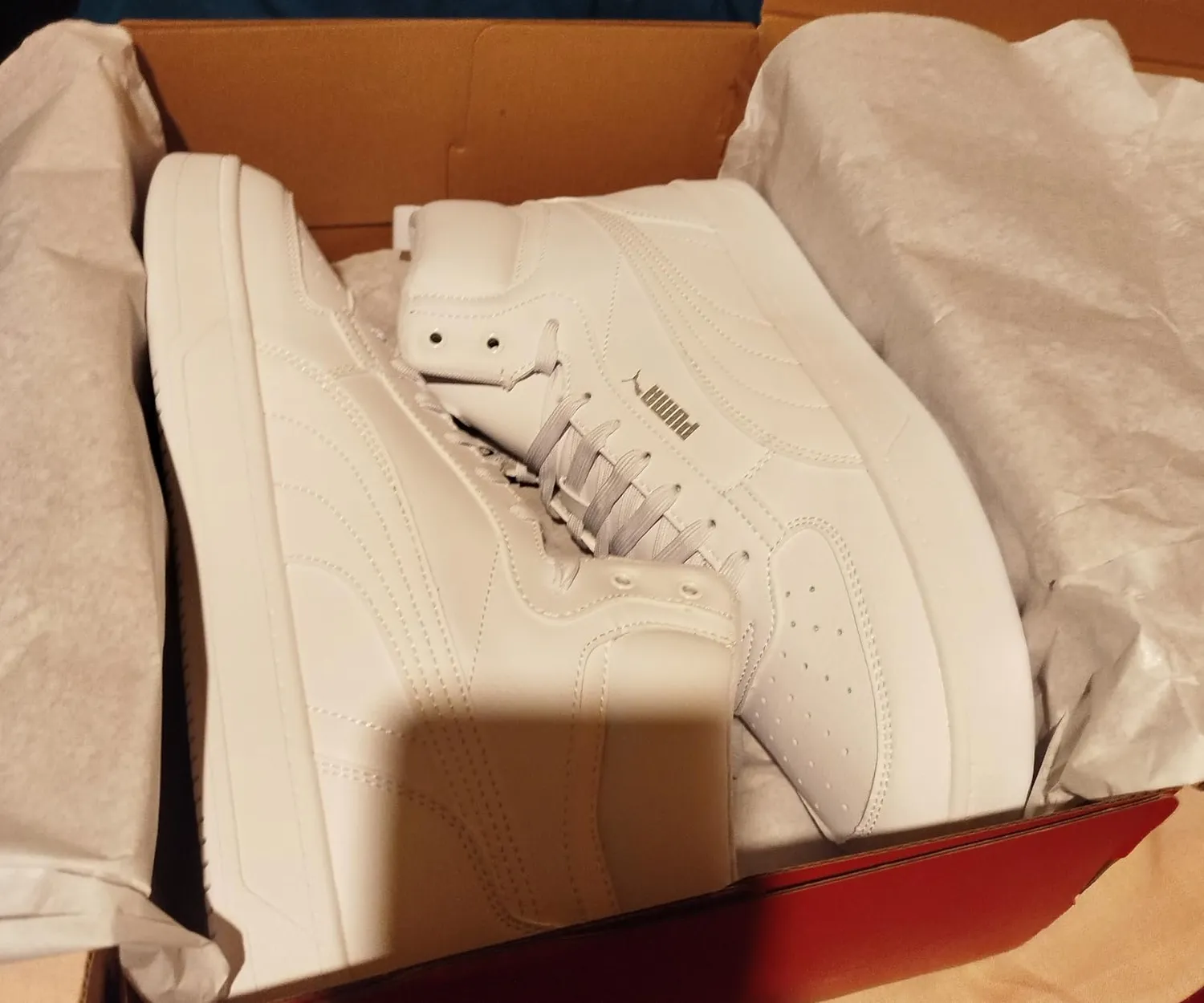 Puma Caven Mid sneakers unisex alte bianche