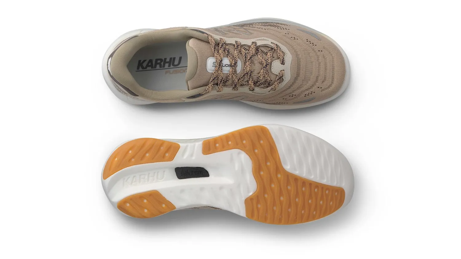 Karhu Fusion 4.5 HiVo Scarpe Running Donna Doeskin Plum Kitten larghe
