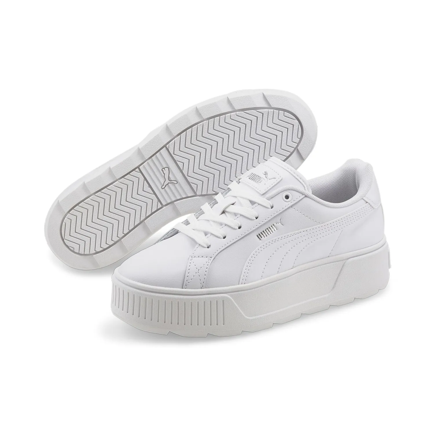 Puma Karmen L sneakers donna platform bianche